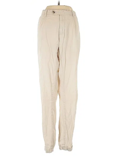 Pre-owned Donna Karan Casual Pants In White
