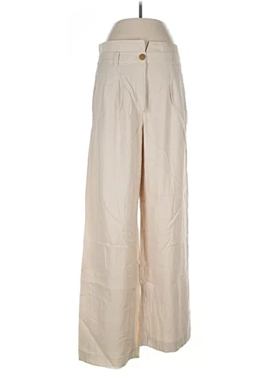 Pre-owned Donna Karan Casual Pants In White
