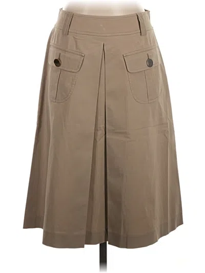 Pre-owned Donna Karan Casual Skirt In Tan