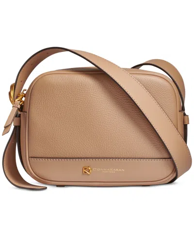 Donna Karan Cedarhurst Small Leather Camera Bag In Fawn