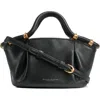 Donna Karan Chiffon Crossbody Bag In Black/gold