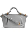 Donna Karan Chiffon Mini Crossbody Bag In Pearl Gray