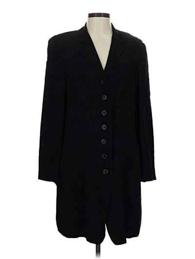 Pre-owned Donna Karan Coat In Black