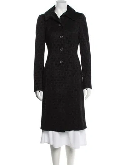Pre-owned Donna Karan Coat In Black