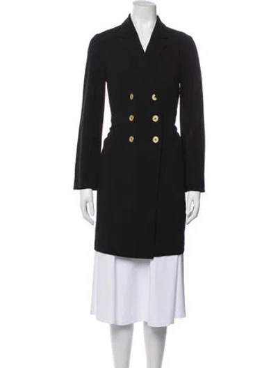 Pre-owned Donna Karan Coat In Black