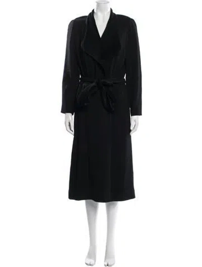 Pre-owned Donna Karan Coat In Black