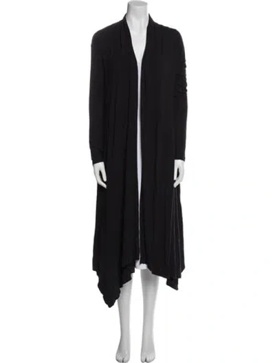Pre-owned Donna Karan Coat In Blue
