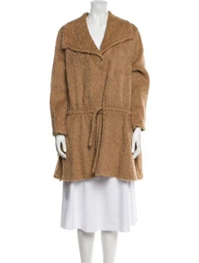 Pre-owned Donna Karan Coat In Brown