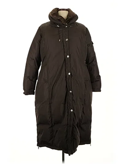 Pre-owned Donna Karan Coat In Brown