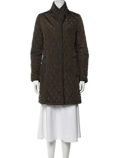 Pre-owned Donna Karan Coat In Green