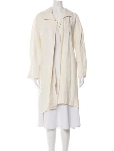 Pre-owned Donna Karan Coat In Neutrals