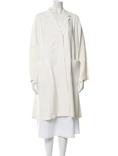 Pre-owned Donna Karan Coat In Neutrals