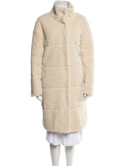 Pre-owned Donna Karan Coat In Neutrals