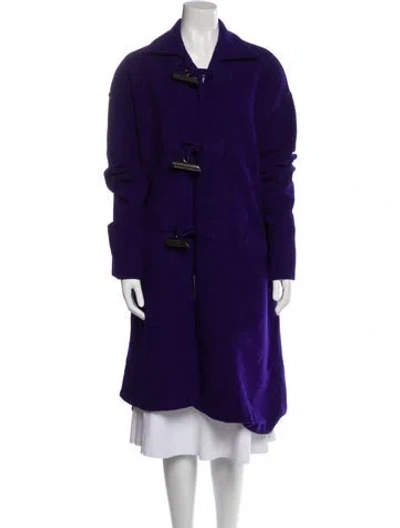 Pre-owned Donna Karan Coat In Purple