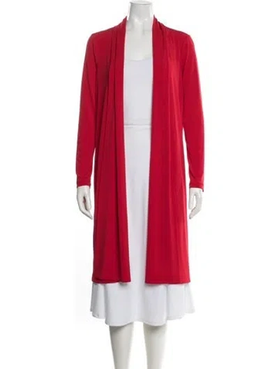 Pre-owned Donna Karan Coat In Red