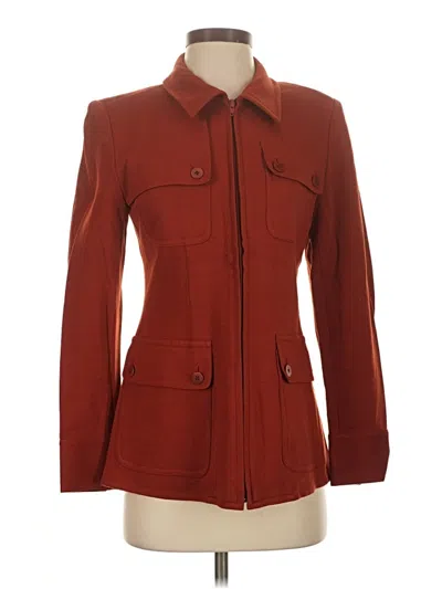 Pre-owned Donna Karan Coat In Red