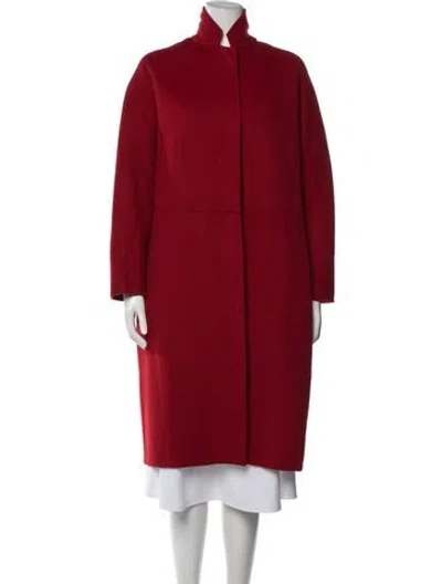 Pre-owned Donna Karan Coat In Red