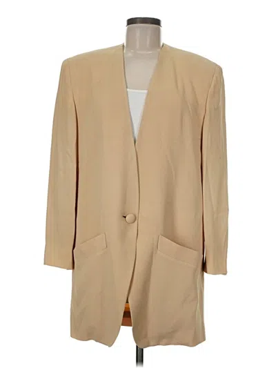 Pre-owned Donna Karan Coat In Tan