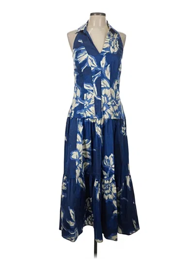Pre-owned Donna Karan Cocktail Dress In Blue