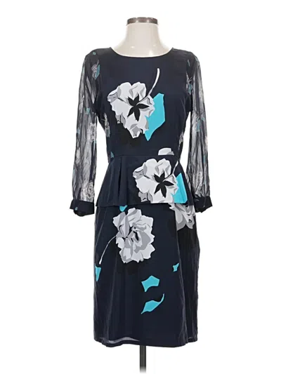 Pre-owned Donna Karan Cocktail Dress In Blue