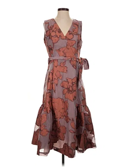 Pre-owned Donna Karan Cocktail Dress In Brown