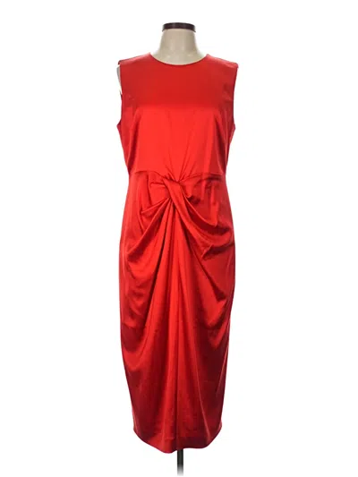 Pre-owned Donna Karan Cocktail Dress In Red