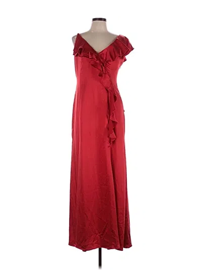 Pre-owned Donna Karan Cocktail Dress In Red