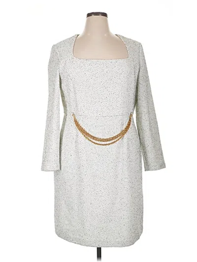 Pre-owned Donna Karan Cocktail Dress In Silver