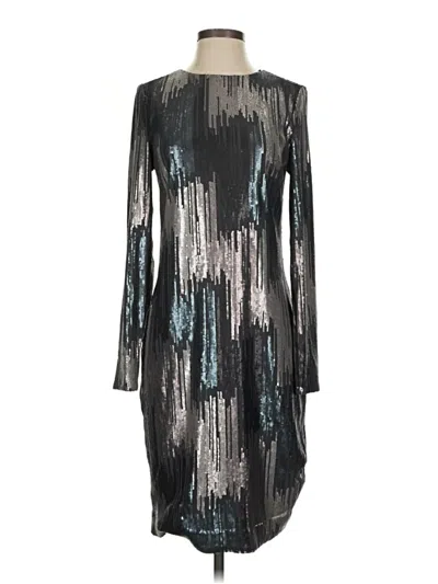 Donna Karan Cocktail Dress In Silver