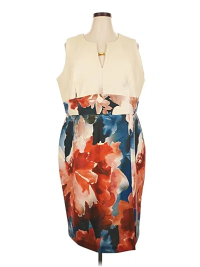 Donna Karan Cocktail Dress In Tan