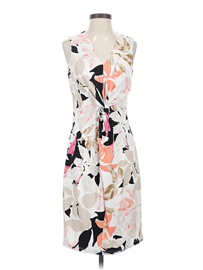 Pre-owned Donna Karan Cocktail Dress In White