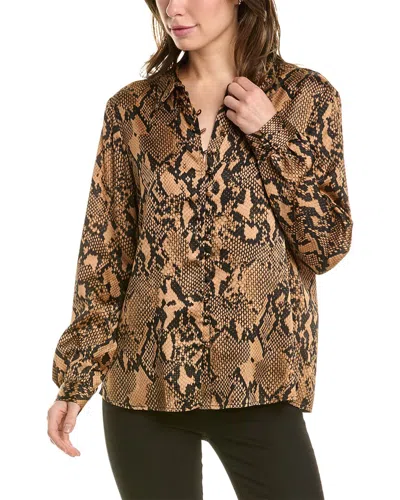 DONNA KARAN DONNA KARAN COLLARED BLOUSE