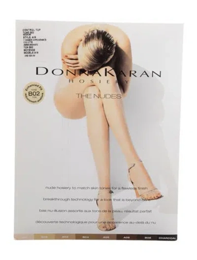 Pre-owned Donna Karan Control Top In Neutral