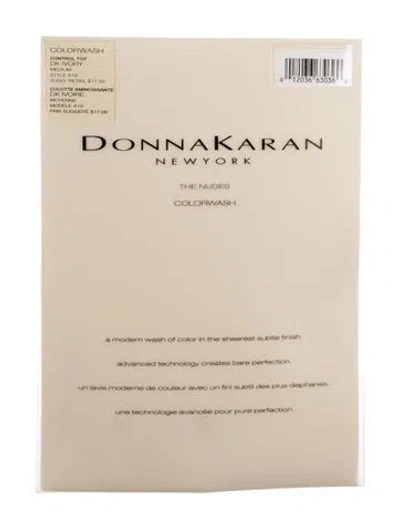 Pre-owned Donna Karan Control Top In Neutral