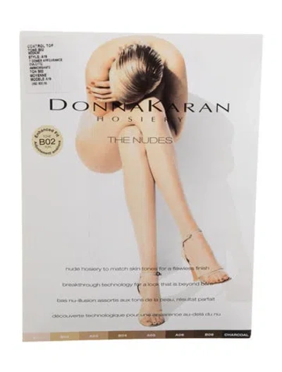 Pre-owned Donna Karan Control Top In Neutral