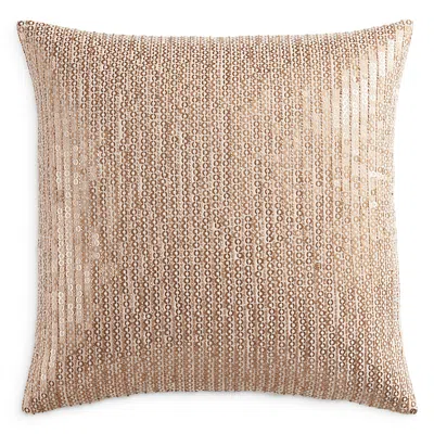 Donna Karan Copper Sequin Decorative Pillow, 20 X 20 In Grey