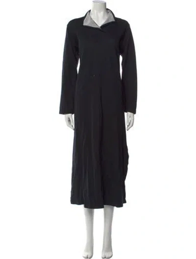 Pre-owned Donna Karan Cowl Neck Long Dress In Multi