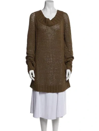 Pre-owned Donna Karan Cowl Neck Sweater
