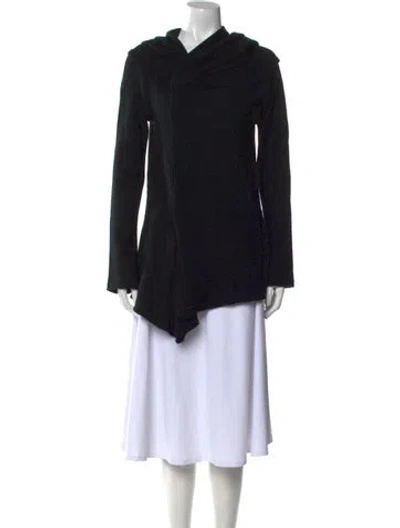 Pre-owned Donna Karan Cowl Neck Sweater In Black