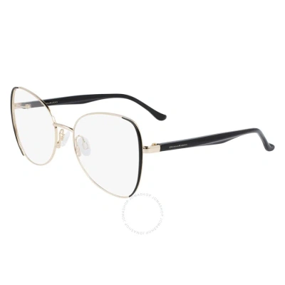 Donna Karan Demo Butterfly Ladies Eyeglasses Do3000 001 53 In Black
