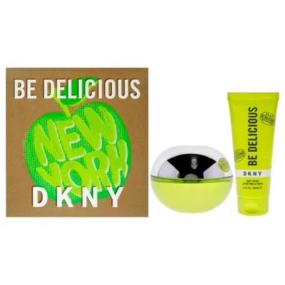 Donna Karan Dkny Be Delicious By  For Women - 2 Pc Gift Set 3.4oz Edp Spray, 3.4oz Body Lotion In White