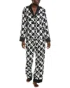 Donna Karan Dkny Top & Pant Sleep Set In Black