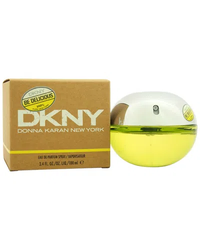 Donna Karan Dkny Women's 3.4oz Be Delicious Eau De Parfum Spray In Transparent