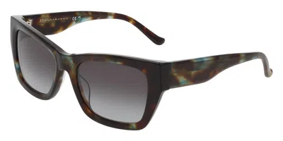 Donna Karan Do519s 355 Women's Sunglasses Tortoiseshell Size 55 In Brown