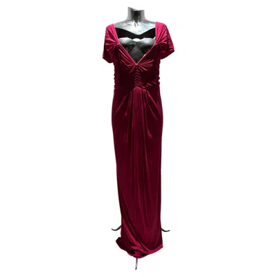 Pre-owned Donna Karan Donna Karen Resort 2010 Hot Pink Dress
