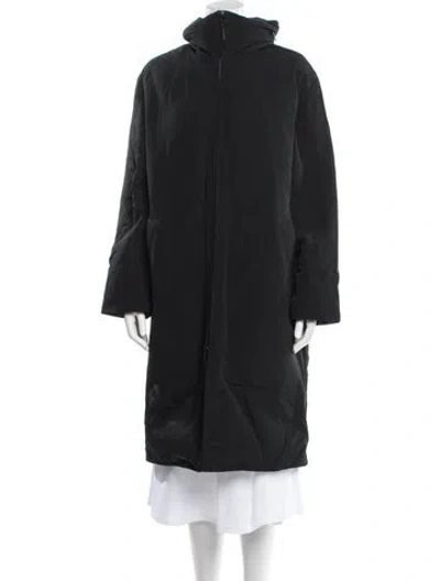 Pre-owned Donna Karan Down Coat In Black