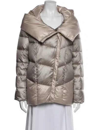 Pre-owned Donna Karan Down Jacket In Neutral