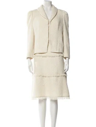 Pre-owned Donna Karan Dress Set In Neutral