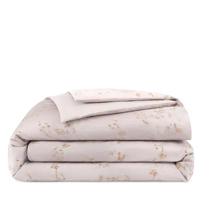 Donna Karan Dusk Embroidered Duvet Cover, Full/queen In Pink