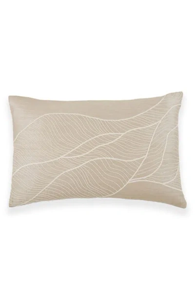 Donna Karan Dusk Embroidered Sham In Brown